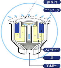 エコトラップ断面図